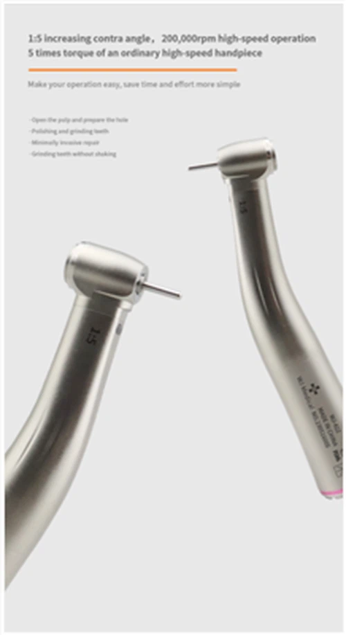 WJ Medical 1:5 Increasing Fiber Optic Contra Angle